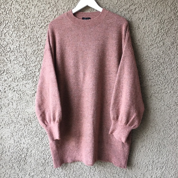 Topshop Blogger Oversized Sweater Dress 